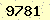 請輸入此驗證碼 : 9781