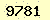 請輸入此驗證碼 : 9781