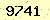 請輸入此驗證碼 : 9741