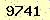 請輸入此驗證碼 : 9741