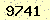 請輸入此驗證碼 : 9741