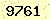 請輸入此驗證碼 : 9761