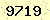請輸入此驗證碼 : 9719