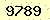 請輸入此驗證碼 : 9789