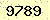 請輸入此驗證碼 : 9789