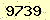 請輸入此驗證碼 : 9739