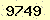 請輸入此驗證碼 : 9749