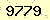 請輸入此驗證碼 : 9779