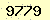 請輸入此驗證碼 : 9779