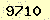 請輸入此驗證碼 : 9710