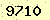請輸入此驗證碼 : 9710