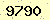 請輸入此驗證碼 : 9790