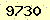 請輸入此驗證碼 : 9730