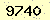 請輸入此驗證碼 : 9740