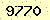 請輸入此驗證碼 : 9770