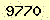 請輸入此驗證碼 : 9770