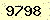 請輸入此驗證碼 : 9798