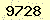 請輸入此驗證碼 : 9728
