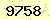 請輸入此驗證碼 : 9758