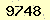 請輸入此驗證碼 : 9748