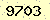 請輸入此驗證碼 : 9703
