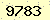 請輸入此驗證碼 : 9783