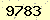 請輸入此驗證碼 : 9783