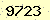 請輸入此驗證碼 : 9723