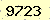 請輸入此驗證碼 : 9723