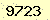 請輸入此驗證碼 : 9723