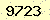 請輸入此驗證碼 : 9723