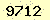 請輸入此驗證碼 : 9712