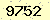請輸入此驗證碼 : 9752
