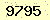 請輸入此驗證碼 : 9795