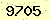 請輸入此驗證碼 : 9705