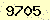 請輸入此驗證碼 : 9705