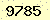 請輸入此驗證碼 : 9785