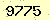 請輸入此驗證碼 : 9775