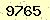 請輸入此驗證碼 : 9765