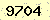 請輸入此驗證碼 : 9704