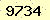 請輸入此驗證碼 : 9734