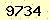 請輸入此驗證碼 : 9734