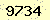請輸入此驗證碼 : 9734