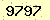 請輸入此驗證碼 : 9797