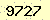 請輸入此驗證碼 : 9727