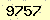 請輸入此驗證碼 : 9757