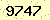 請輸入此驗證碼 : 9747