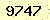 請輸入此驗證碼 : 9747