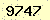 請輸入此驗證碼 : 9747