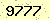 請輸入此驗證碼 : 9777